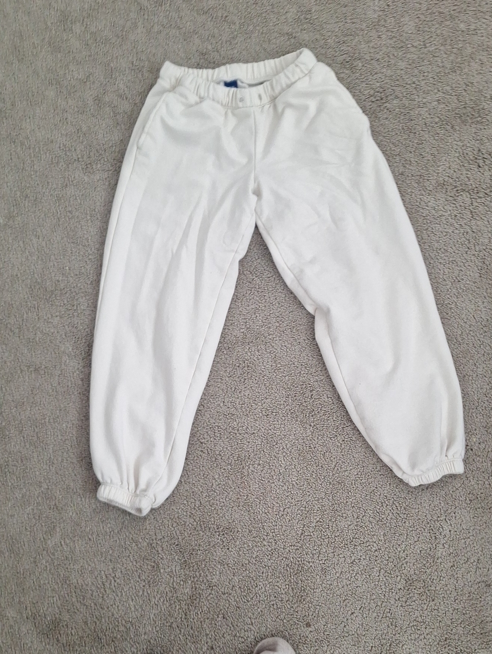Old Navy Kids White Fleece Sweatpants